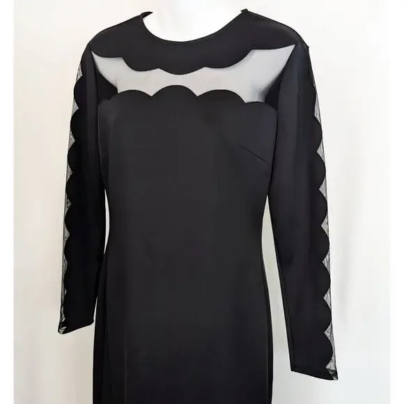 Ted Baker 3 Dress Black Serenity Bodycon Cocktail Misses Size US 8 - Picture 3 of 7